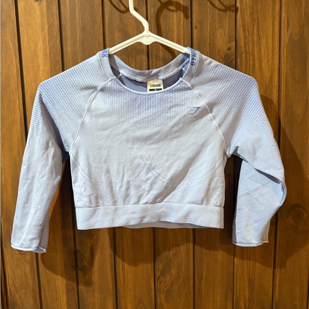Gymshark Blue Long Sleeve Tee Casual Comfort